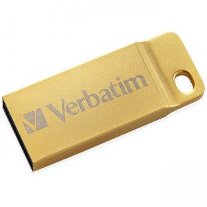 Verbatim 99105 32GB Metal Executive USB 3.0 Flash Drive - Gold