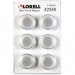 Lorell 52558 Round Cap Rare Earth Magnets LLR52558