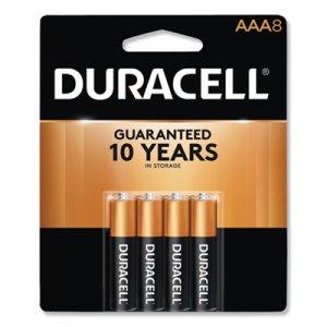 Duracell DURMN2400B8ZCT CopperTop Alkaline AAA Batteries, 8/Pack, 40 Pack/Carton