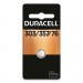 Duracell DURD303357PK Button Cell Silver Oxide Calculator/Watch Battery, 303/357, 1.5V, 6/Box