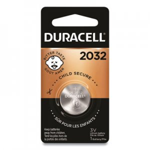 Duracell DURDL2032BPK Button Cell Lithium Electronics Battery, 2032, 3V, 6/Box