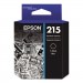 Epson EPST215120S T215120 (215) DURABrite Ultra Ink, Black