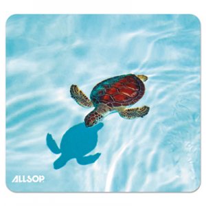 Allsop ASP31425 Naturesmart Mouse Pad, Turtle Design, 8 1/2 x 8 x 1/10