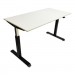 Alera ALEHTPN1B Pneumatic Height-Adjustable Table Base, 26 1/4" to 39 5/8" High, Black