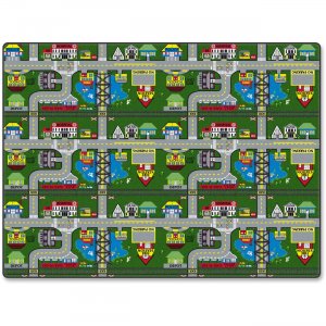 Flagship Carpets FE15134A Places To Go Activity Rug