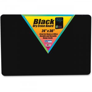 Flipside 40088 Black Dry Erase Board FLP40088