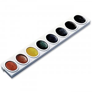 Prang 08200 Oval Pan Watercolors Set Refill Tray DIX08200