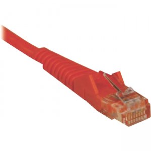 Tripp Lite N001-003-OR Cat5e 350MHz Snagless Molded Patch Cable (RJ45 M/M) - Orange, 3-ft.