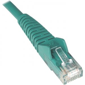 Tripp Lite N001-006-GN Cat5e 350MHz Snagless Molded Patch Cable (RJ45 M/M) - Green, 6-ft.