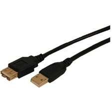 Comprehensive USB2-AA-MF-15ST USB 2.0 A Male to A Female Cable 15ft