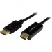 StarTech.com DP2HDMM2MB DisplayPort to HDMI converter cable - 6 ft (2m) - 4K