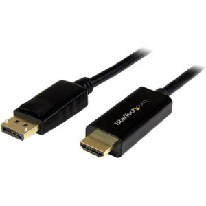 StarTech.com DP2HDMM1MB DisplayPort to HDMI converter cable - 3 ft (1m) - 4K