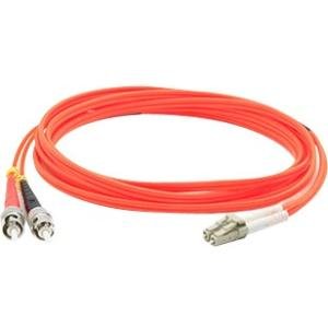 AddOn ADD-ST-LC-20M6MMF 20m Multi-Mode Fiber (MMF) Duplex ST/LC OM1 Orange Patch Cable