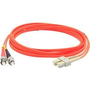 AddOn ADD-ST-SC-4M6MMF 4m Multi-Mode Fiber (MMF) Duplex ST/SC OM1 Orange Patch Cable