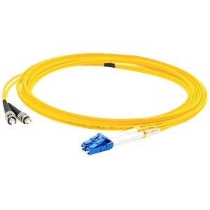 AddOn ADD-ST-LC-4M9SMF 4m Single-Mode Fiber (SMF) Duplex ST/LC OS1 Yellow Patch Cable