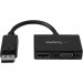 StarTech.com DP2HDVGA Travel A/V Adapter: 2-in-1 DisplayPort to HDMI or VGA