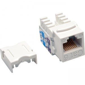 Tripp Lite N238-025-WH Cat6/Cat5e 110 Style Punch Down Keystone Jack - White, 25-Pack