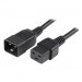 StarTech.com PXTC19C20143 3 ft Heavy Duty 14 AWG Computer Power Cord - C19 to C20