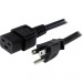 StarTech.com PXT515C19146 Computer Power Cord - NEMA 5-15P to C19, 14 AWG, 6 ft