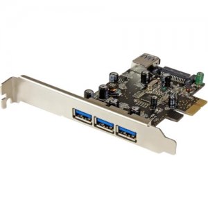 StarTech.com PEXUSB3S42 4 Port PCI Express USB 3.0 Card - 3 External and 1 Internal