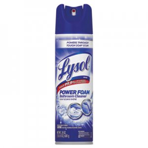 LYSOL Brand RAC02569 Power Foam Bathroom Cleaner, 24oz Aerosol
