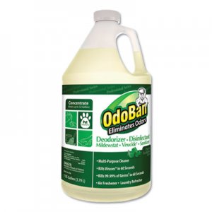 OdoBan ODO911062G4 Concentrated Odor Eliminator, Eucalyptus, 1 gal Bottle, 4/Carton