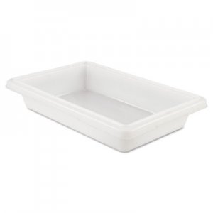 Rubbermaid Commercial RCP3507WHI Food/Tote Boxes, 2gal, 18w x 12d x 3 1/2h, White