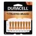 Duracell DURDA13B16ZM09 Button Cell Hearing Aid Battery #13, 16/Pk