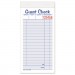 Adams ABF10450SW Guest Check Unit Set, Carbonless Duplicate, 6 7/8 x 3 3/8, 50 Forms, 10/Pack