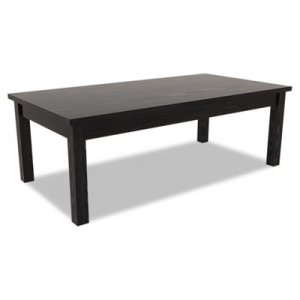 Alera ALEVA7548BK Valencia Series Occasional Table, Rectangle, 47-1/4 x 20 x 16-3/8, Black