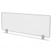 Linea Italia LITTR721 Trento Line Dividing Panel, Polycarbonate, 47.13w x 1.75d x 15.5h, Translucent