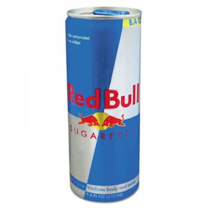 Red Bull RDB122114 Energy Drink, Sugar-Free, 8.4 oz Can, 24/Carton