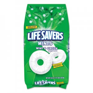 LifeSavers LFS21524 Hard Candy Mints, Wint-O-Green, 50oz Bag
