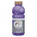 Gatorade QKR04060 G2 Perform 02 Low-Calorie Thirst Quencher, Grape, 20 oz Bottle, 24/Carton