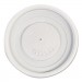 Dart SCCVL34R0007 Polystyrene Vented Hot Cup Lids, 4oz Cups, White, 100/Pack, 10 Packs/Carton