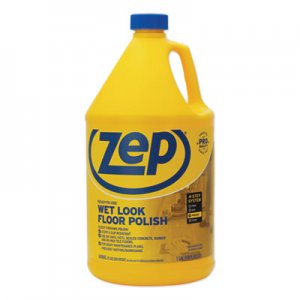 Zep Commercial ZPE1044898 Wet Look Floor Polish, 1 gal Bottle