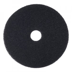 Boardwalk BWK4013BLA Stripping Floor Pads, 13" Diameter, Black, 5/Carton