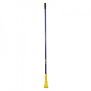 Rubbermaid Commercial RCPH246BLU Gripper Fiberglass Mop Handle, 60", Blue/Yellow