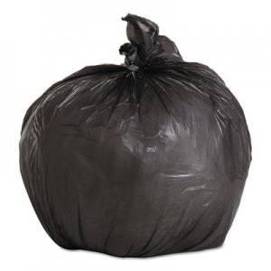 Boardwalk BWK1717L Low-Density Waste Can Liners, 4 gal, 0.35 mil, 17" x 17", Black, 1,000/Carton