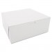 SCT SCH0973 Bakery Boxes, White, Kraft, 10W x 10D x 4H