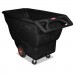 Rubbermaid Commercial RCP1013BLA Structural Foam Tilt Truck, Rectangular, 1,000 lb Capacity, Black