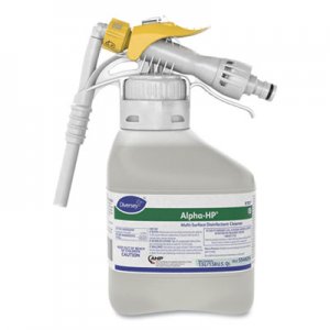 Diversey DVO5549254 Alpha-HP Multi-Surface Disinfectant Cleaner, Citrus Scent, 1.5 L RTD Spray Bottle, 2/Carton