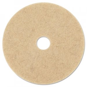 3M MMM20317 Ultra High-Speed Natural Blend Floor Burnishing Pads 3500, 27" Dia., Tan, 5/CT