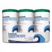 Boardwalk BWK454W753CT Disinfecting Wipes, 8 x 7, Fresh Scent, 75/Canister, 12 Canisters/Carton