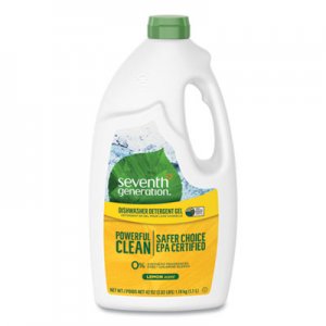 Seventh Generation SEV22171CT Natural Automatic Dishwasher Gel, Lemon, 42 oz Bottle, 6/Carton