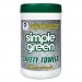 Simple Green 13351CT Safety Towels, 10 x 11 3/4, 75/Canister, 6 per Carton SMP13351CT