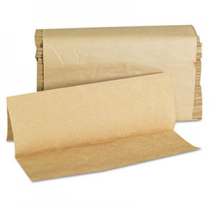 GEN GEN1508 Folded Paper Towels, Multifold, 9 x 9 9/20, Natural, 250 Towels/PK, 16 Packs/CT