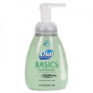 Dial Professional DIA06042CT Basics Foaming Hand Soap, Honeysuckle, 7.5 oz, 8/Carton