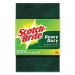 Scotch-Brite MMM22310CT Heavy-Duty Scour Pad, 3.8w x 6"L, Green, 3/Pack, 10 Packs/Carton