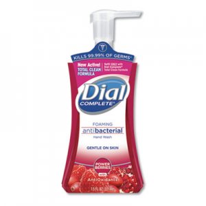 Dial DIA03016CT Antibacterial Foaming Hand Wash, Power Berries, 7.5 oz Pump Bottle, 8/Carton